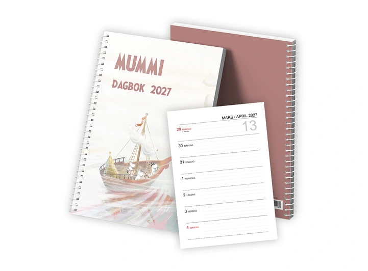 Mummi Dagbok 2027 Kalender 2027 