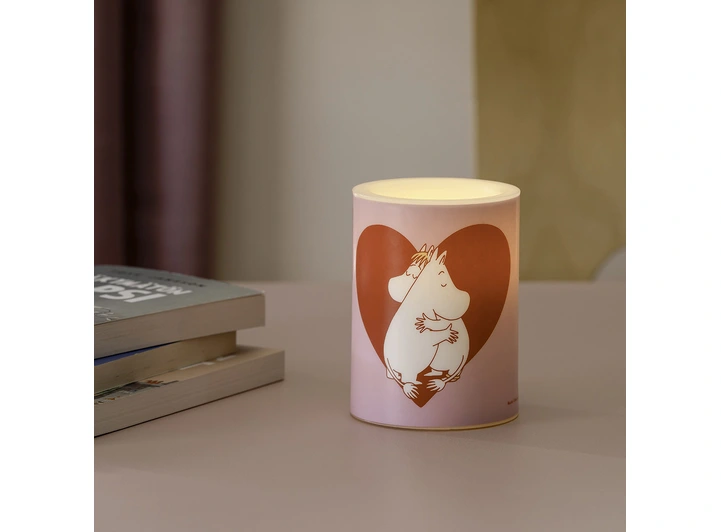 Mummi LED-lys - Hjerte 10 cm 