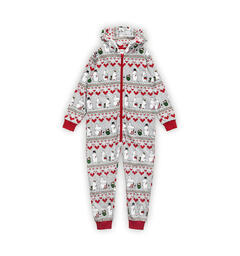 Mummi Overall - Vinterhjerte Grå Barneklær fra Mummi