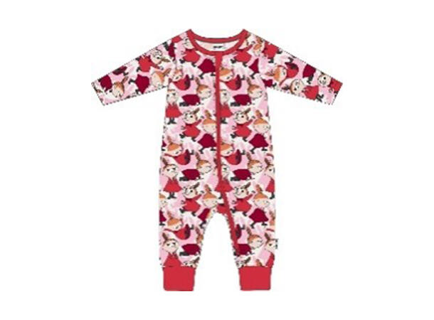 Mummi Pyjamas - Skyggelek Rød Babyklær fra Mummi