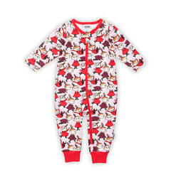 Mummi Pyjamas - Skyggelek Rød Babyklær fra Mummi