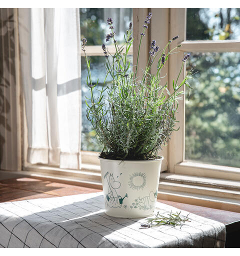 Mummi blomsterpotte - Off-white Hageting