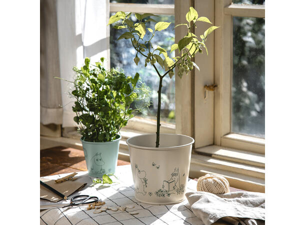 Mummi blomsterpotte - Off-white Hageting