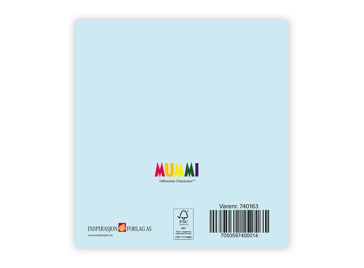 Mummi dobbeltkort - Gratulerer 7,5 cm Mummi 