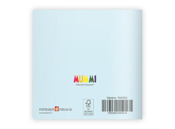 Mummi dobbeltkort - Gratulerer 7,5 cm Mummi