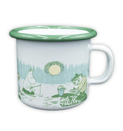 Mummikopp Emalje - Sommerfiske 2,5 dl Norsk Edition