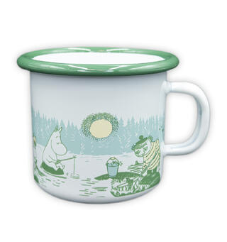 Mummikopp Emalje - Sommerfiske 2,5 dl Norsk Edition