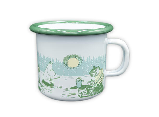 Mummikopp Emalje - Sommerfiske 2,5 dl Norsk Edition