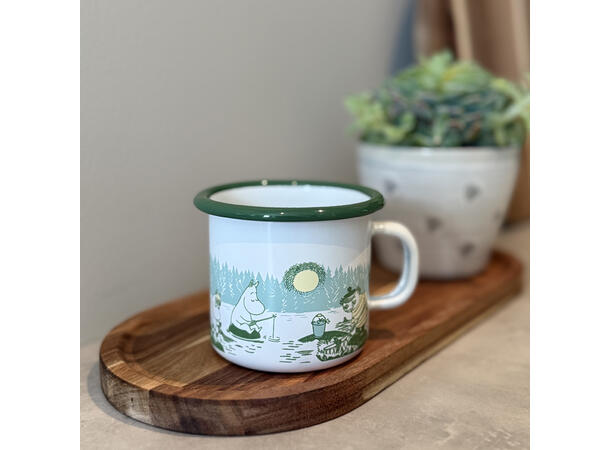 Mummikopp Emalje - Sommerfiske 2,5 dl Norsk Edition 