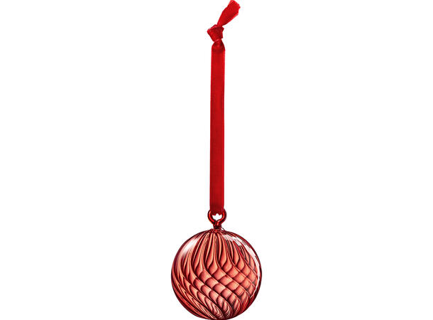 Muurla glasskule - Rød 6cm