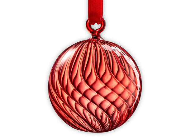 Muurla glasskule - Rød 6cm