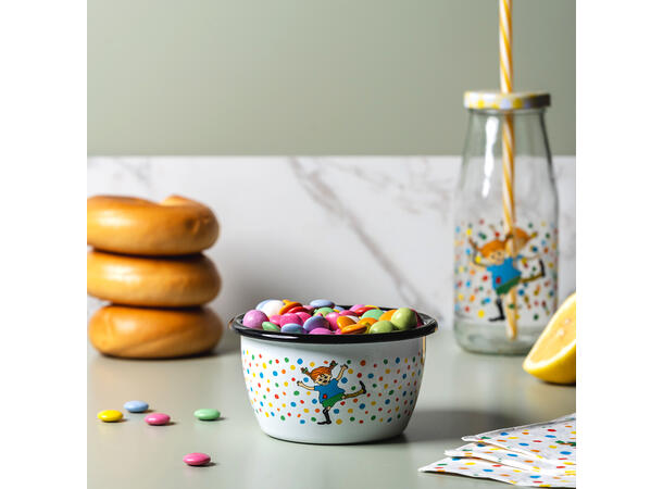 Pippi Emaljebolle - Hoppsansa 3 dl  Pippi Langstrømpe