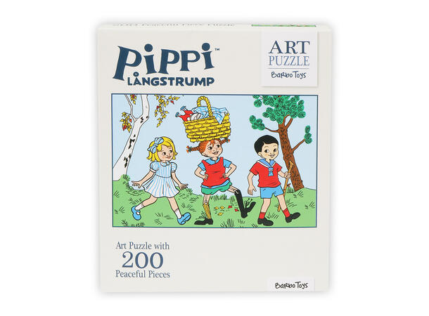 Astrid Lindgren - Pippi Langstrømpe Puslespill 200 brikker 