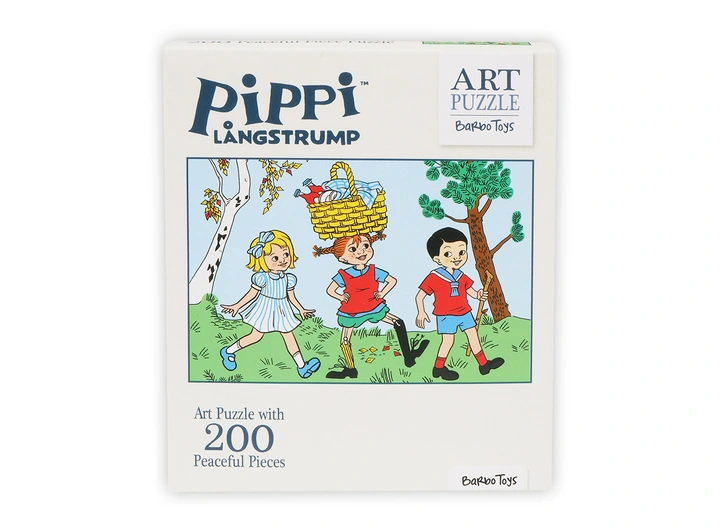 Astrid Lindgren - Pippi Langstrømpe Puslespill 200 brikker 
