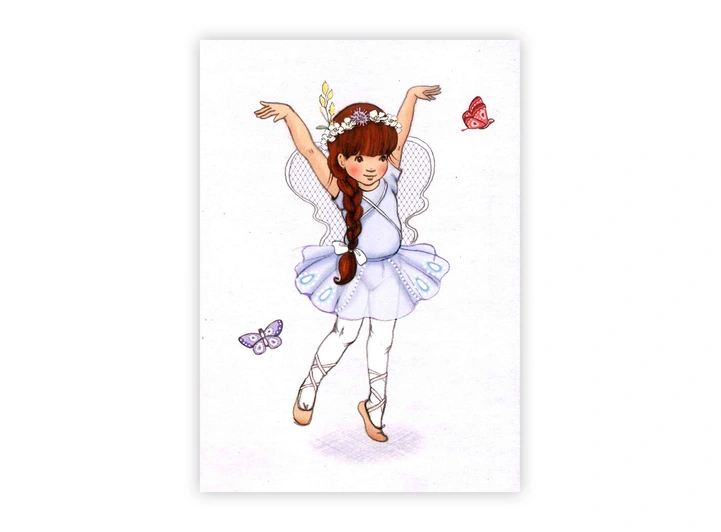 Belle & Boo - Postkort Butterfly A6 