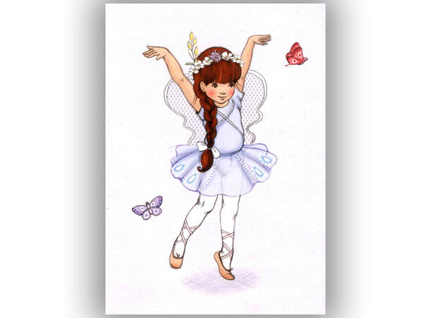 Belle & Boo - Postkort Butterfly A6