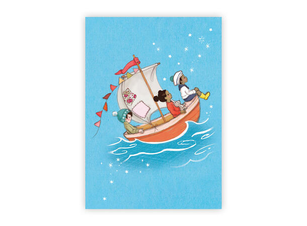 Belle & Boo - Postkort Sail A6 