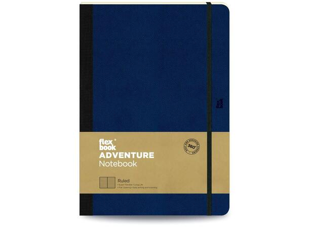 Flex Notatbok Adventure Royal Blue 192 sider