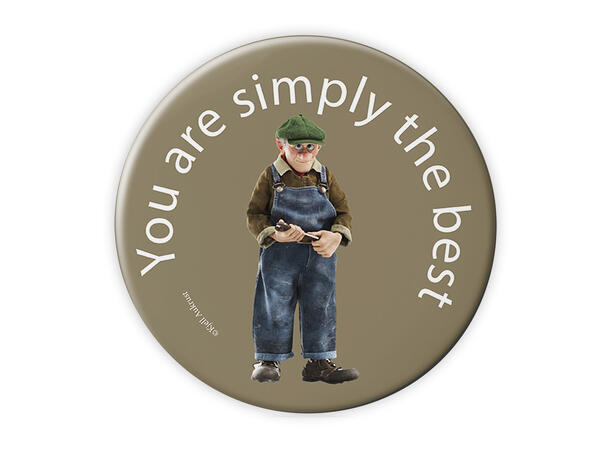 Flåklypa Magnet - You are simply the bes 5,6 cm