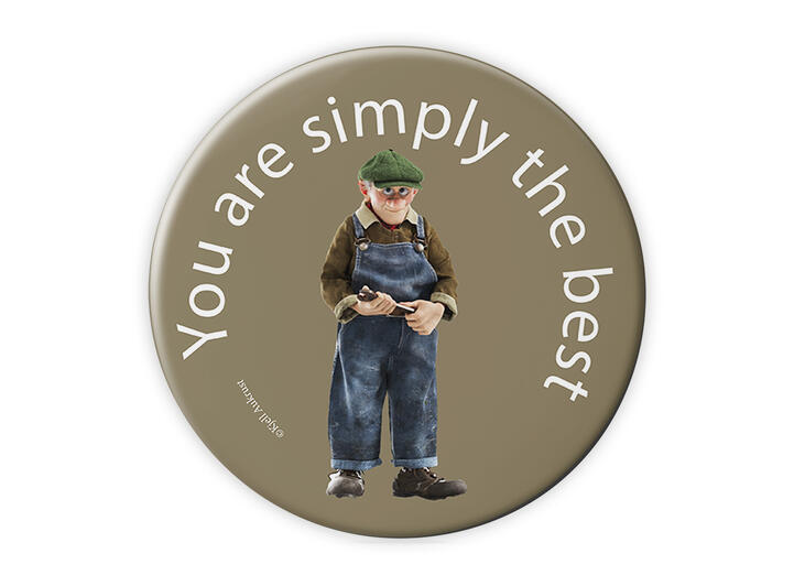 Flåklypa Magnet - You are simply the bes 5,6 cm 