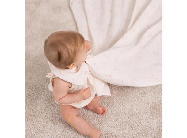 Mummi - Babyteppe rosa 120x120cm