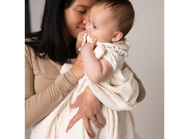 Mummi - Babyteppe rosa 120x120cm