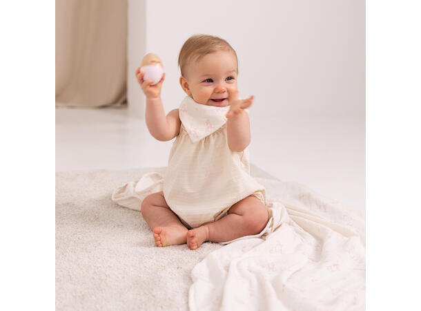 Mummi - Babyteppe rosa 120x120cm