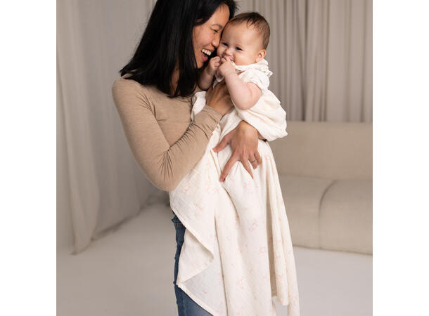 Mummi - Babyteppe rosa 120x120cm