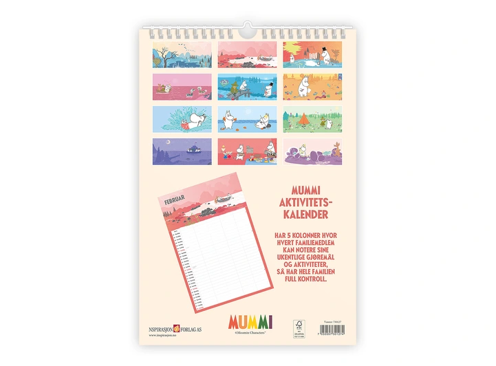 Mummi Aktivitetskalender 2027 Kalender 2027 