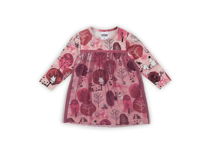 Mummi Kjole - Hvisking Rosa 86 Babyklær fra Mummi 
