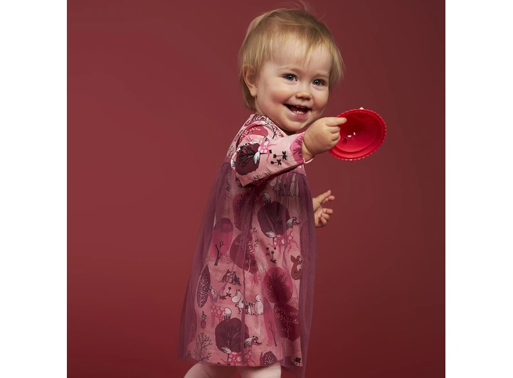 Mummi Kjole - Hvisking Rosa 86 Babyklær fra Mummi 
