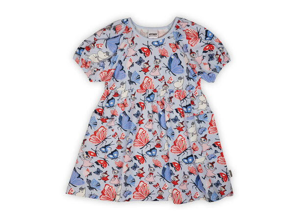 Mummi Kjole - Sommerfugl Blå Barneklær fra Mummi 
