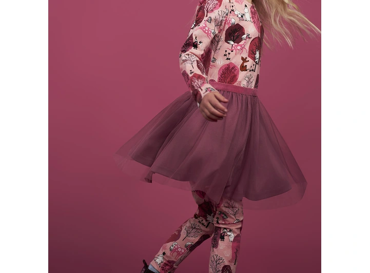 Mummi Leggings - Hvisking Rosa 92 Barneklær fra Mummi 