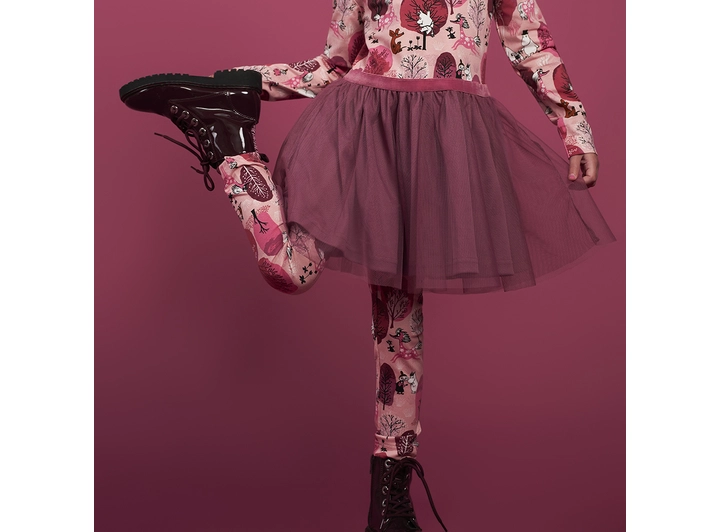 Mummi Leggings - Hvisking Rosa 92 Barneklær fra Mummi 