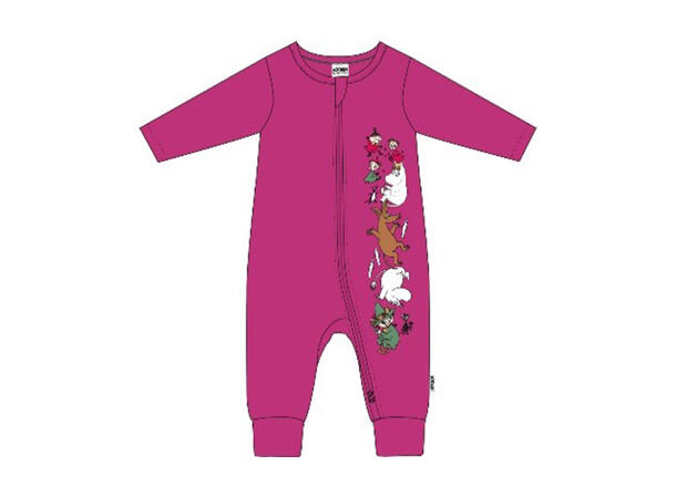 Mummi Pyjamas - Virrvarr Fuksia Babyklær fra Mummi