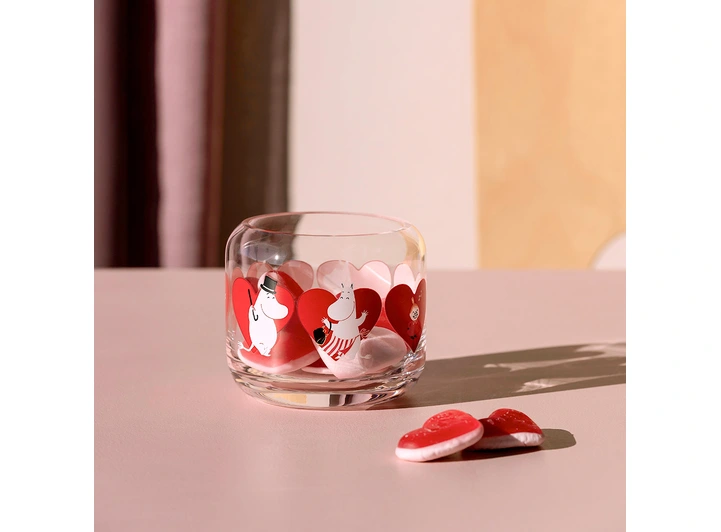 Mummi Telysholder - Hjerte 8cm 