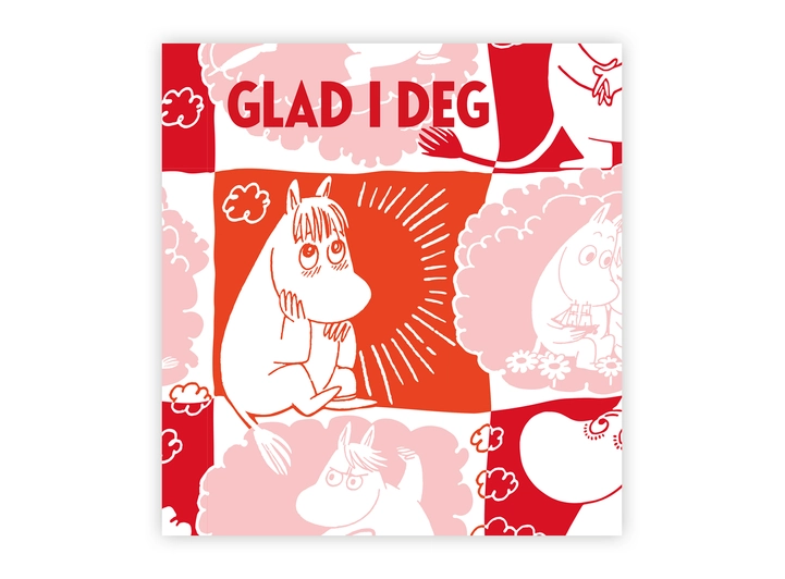 Mummi dobbeltkort - Glad i deg 7,5 cm Mummi 