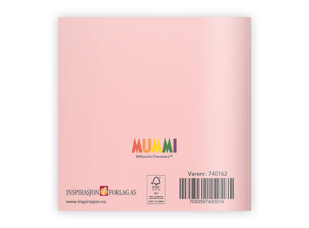 Mummi dobbeltkort - Glad i deg 7,5 cm Mummi