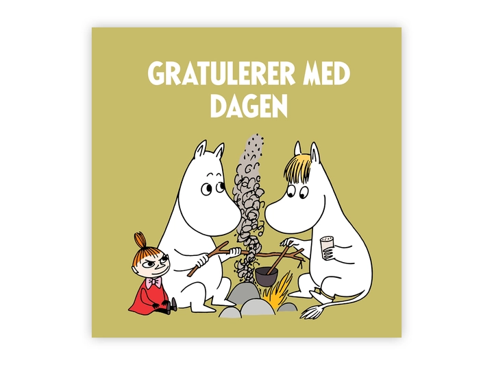 Mummi dobbeltkort - Gratulerer 12 cm Mummi 