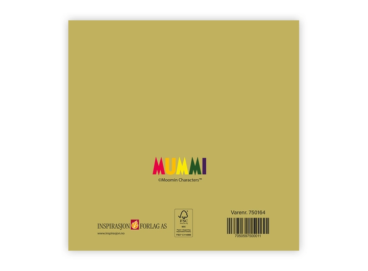 Mummi dobbeltkort - Gratulerer 12 cm Mummi 