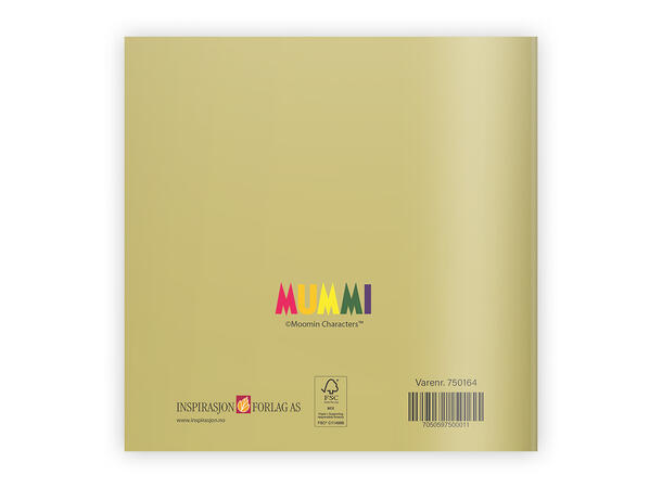 Mummi dobbeltkort - Gratulerer 12 cm Mummi