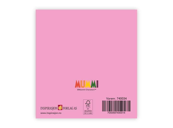 Mummi dobbeltkort - Gratulerer 7,5 cm Mummi 