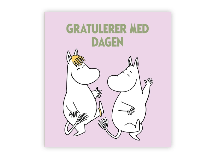 Mummi dobbeltkort - Gratulerer med dagen 7,5 cm Mummi 