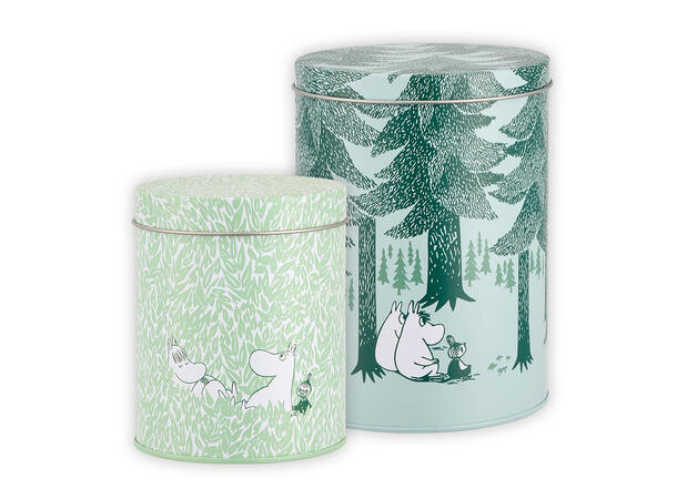 Mummi oppbevaringsbokser - I skogen Sett a 2 