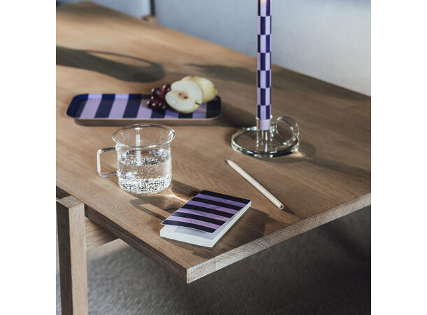 Muurla To-do liste Checks & Stripes Lilla/blå 