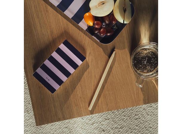 Muurla To-do liste Checks & Stripes Lilla/blå 