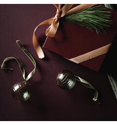 Muurla glasskule - Skog 6cm