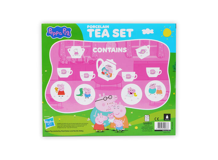 Peppa Gris - Porselen tesett 12 deler 