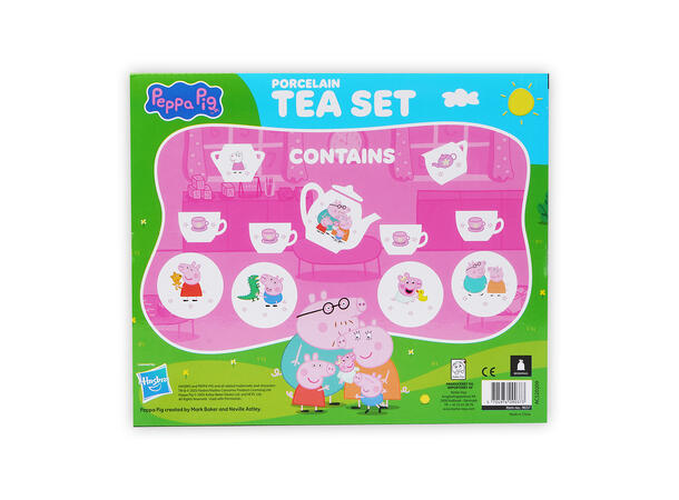 Peppa Gris - Porselen tesett 12 deler