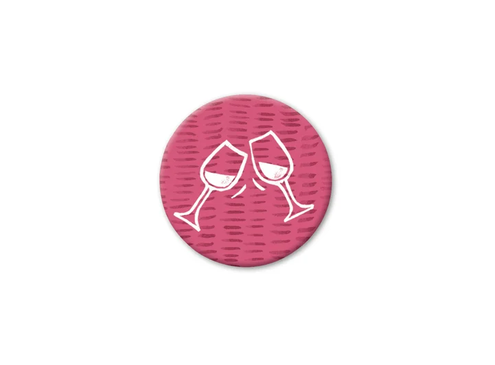Pickmotion magnet  Pink Glasses 3,2 cm 